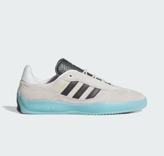 adidas Puig crystal white black aqua