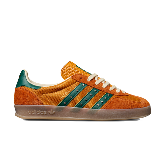 adidas X Hardies Gazelle Indoor orange core green gum 5