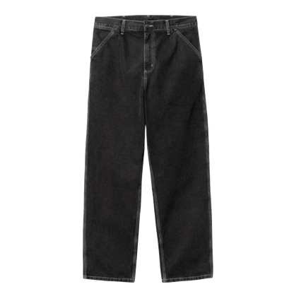 Carhartt WIP Simple pant black stone washed