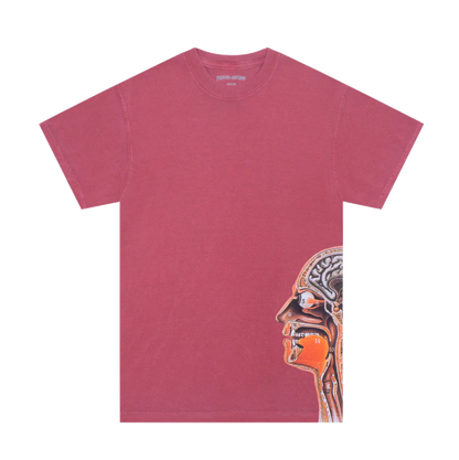 Fucking Awesome tee Anatomy maroon