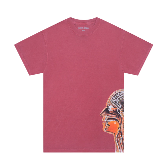 Fucking Awesome tee Anatomy maroon