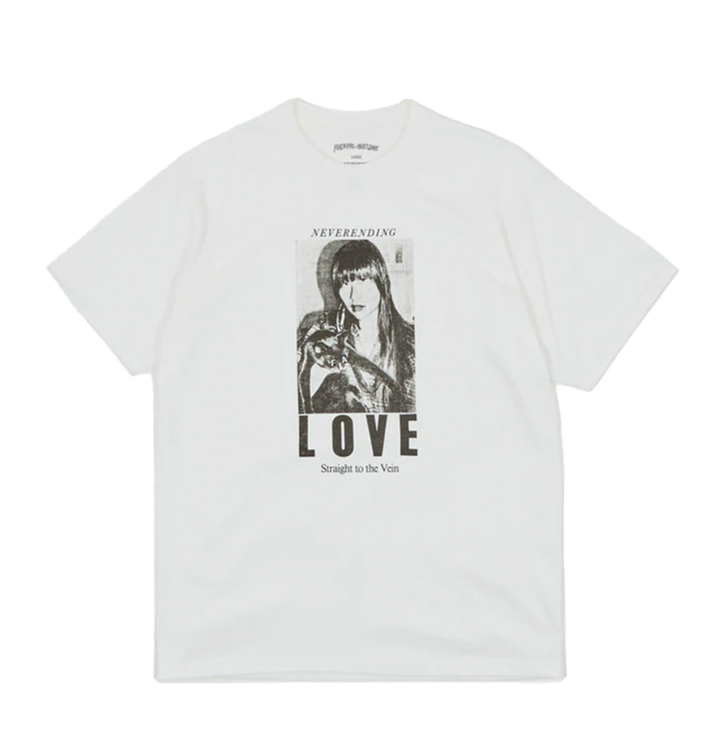 Fucking Awesome tee Neverending Love white