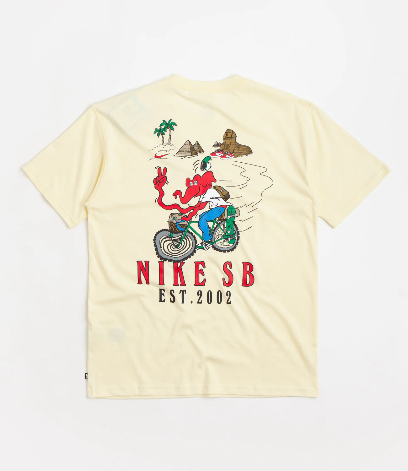 Nike SB tee Bike day alabaster