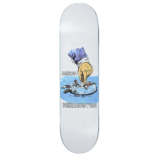 Polar Skate Co Aaron Herrington deck Chain Smoker white 8.125"