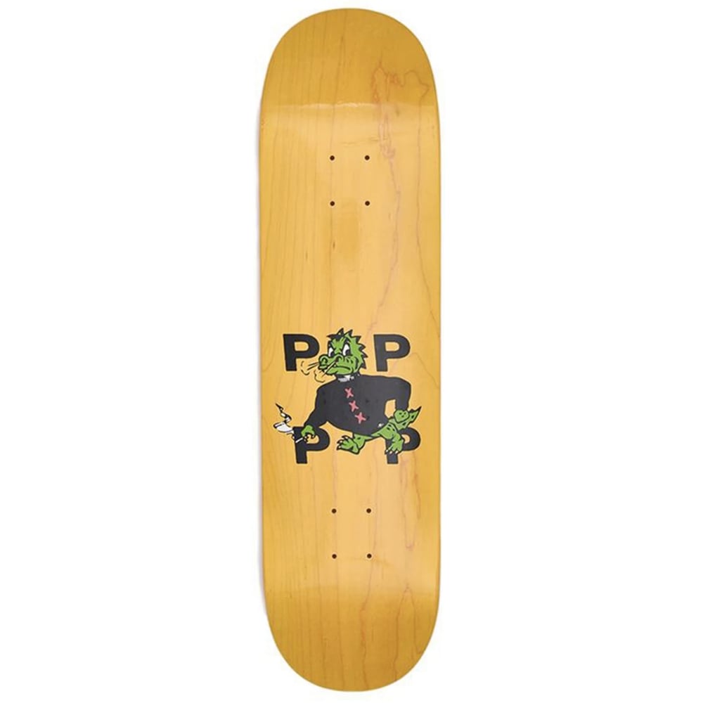 Pop Trading Co Smoking Dragon deck yellow 8.3'