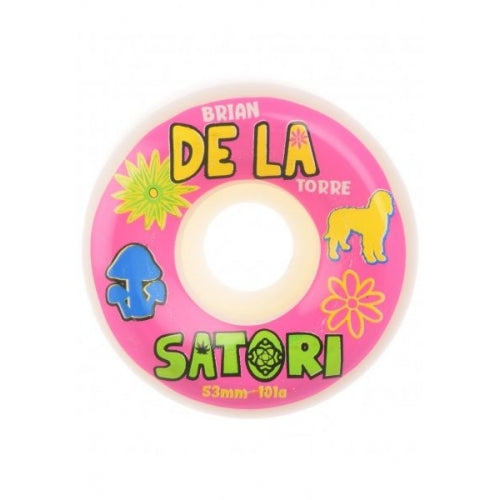 Satori wheels Brian Delatorre De La Satori 101A 53mm conical white pink