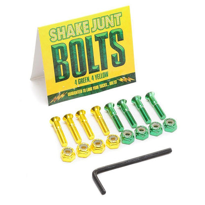 Shake Junt Bolts hardware green yellow 1"