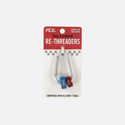 Ace tool re-threaders dices