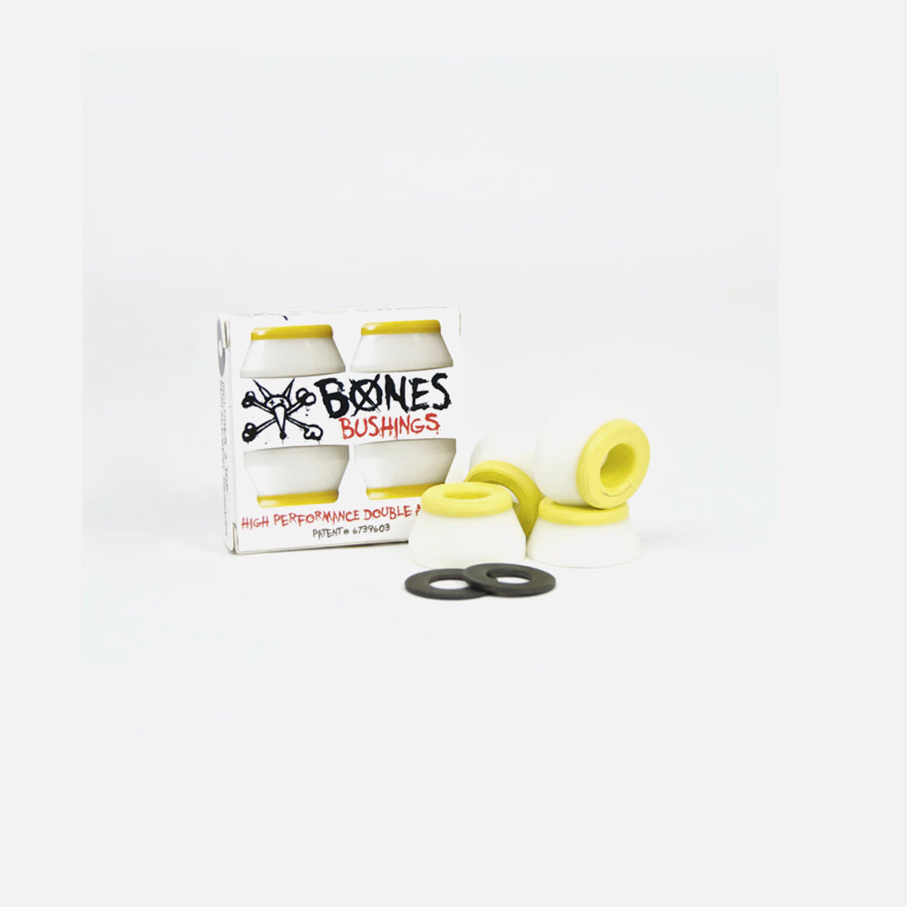 Bones bushings Hardcore medium white yellow