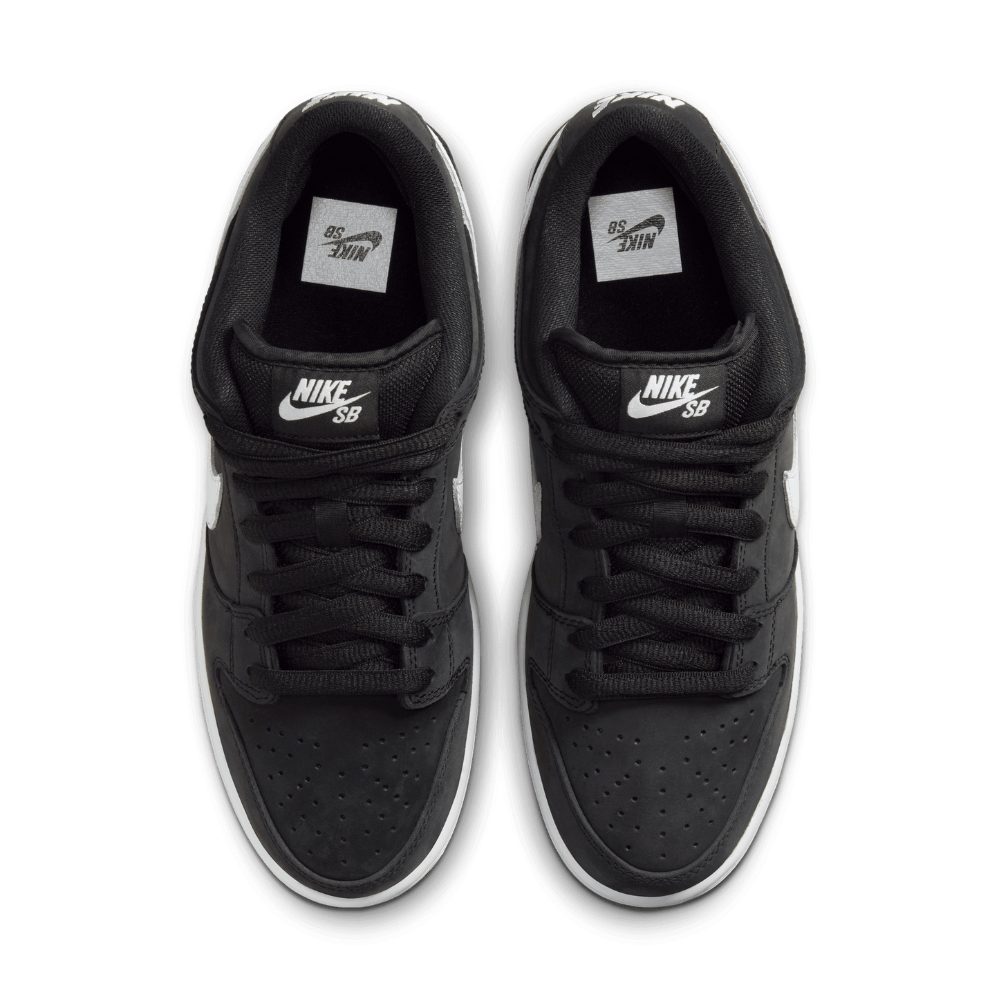 Nike SB Dunk Low Pro ISO black white black gum light brown