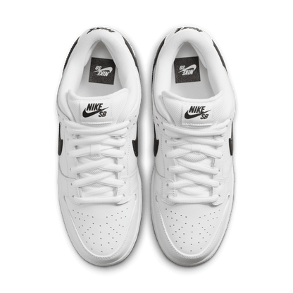 Nike SB Dunk Low Pro white black white gum light brown