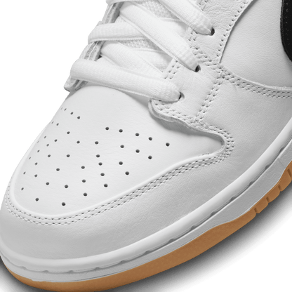 Nike SB Dunk Low Pro white black white gum light brown