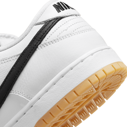 Nike SB Dunk Low Pro white black white gum light brown