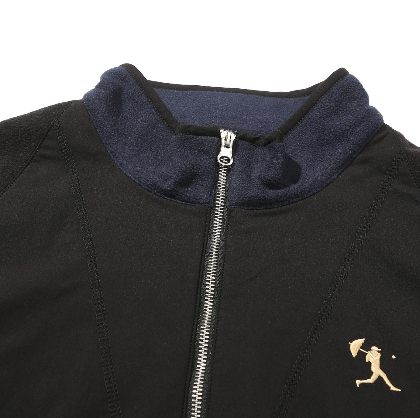Hélas crewneck Baller Quarter Zip navy black