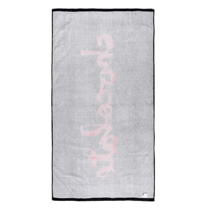 Chocolate Chunk beach towel red