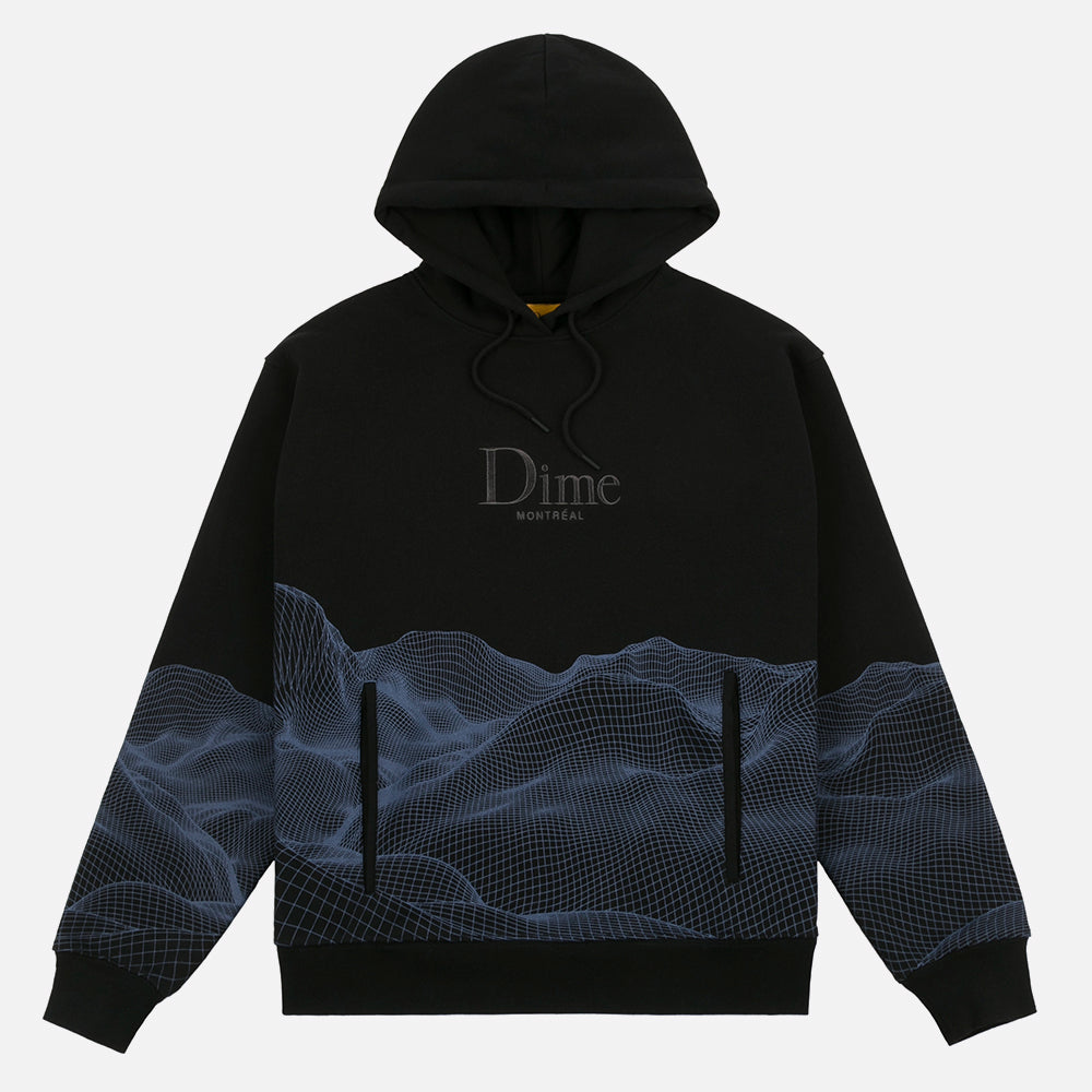 Dime hoodie Landscape black
