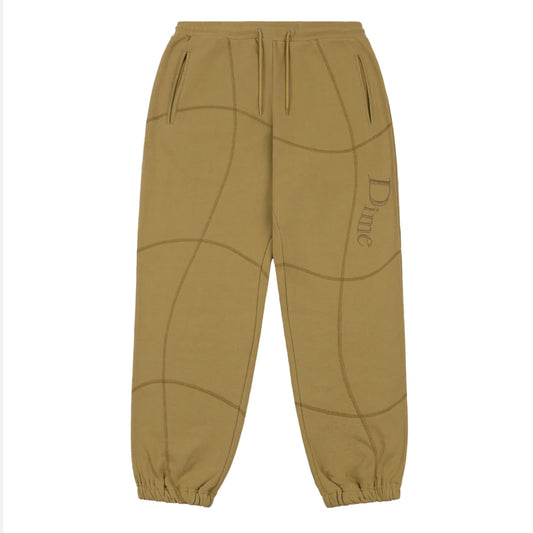 Dime sweatpant Warp gold