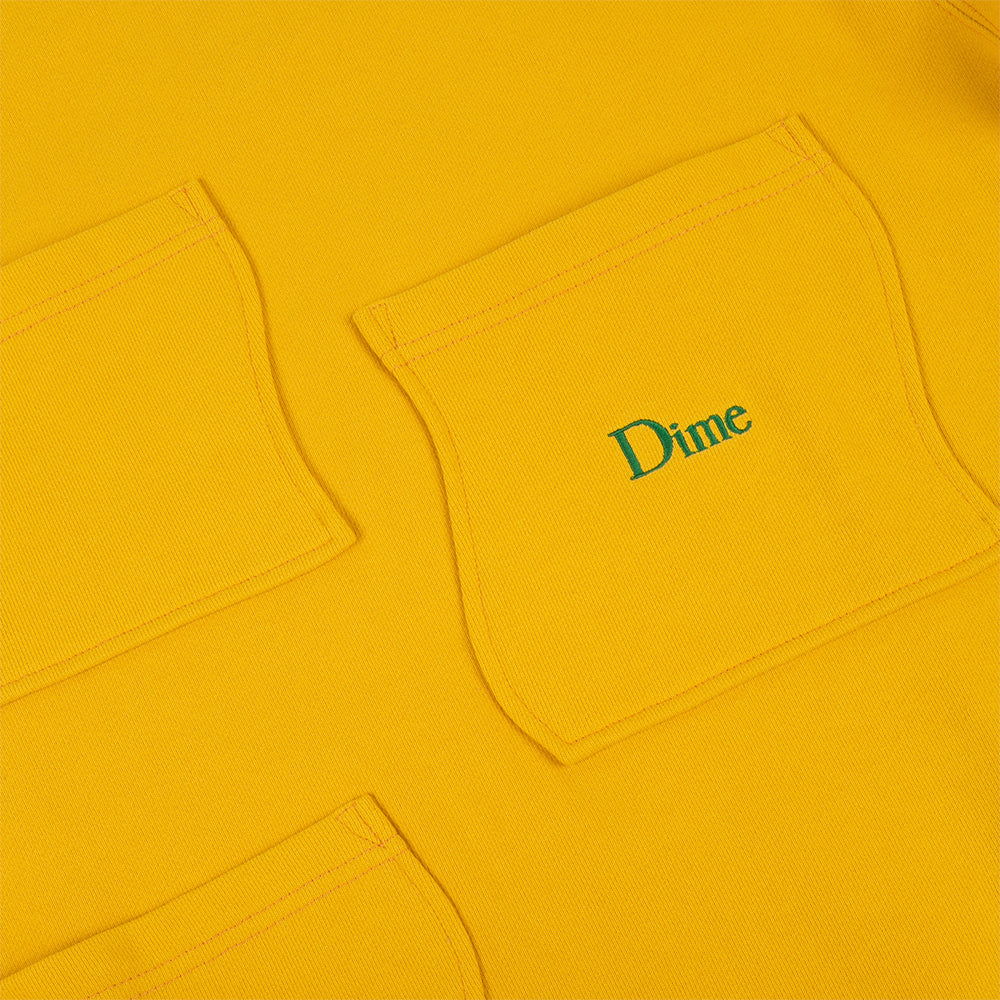 Dime crewneck French Terry Pocket yellow