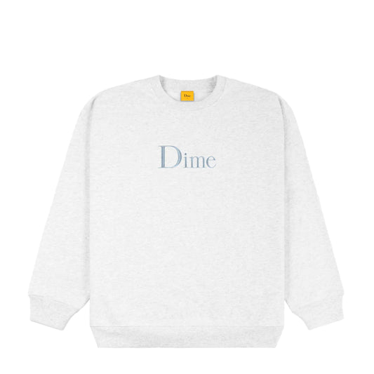 Dime crewneck Classic Logo ash