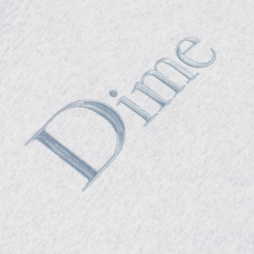 Dime crewneck Classic Logo ash