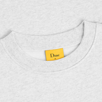 Dime crewneck Classic Logo ash