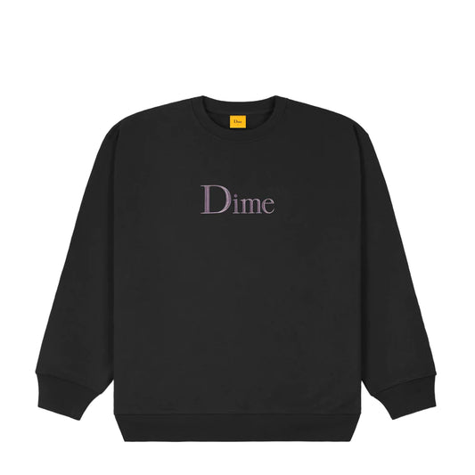 Dime crewneck Classic Logo black