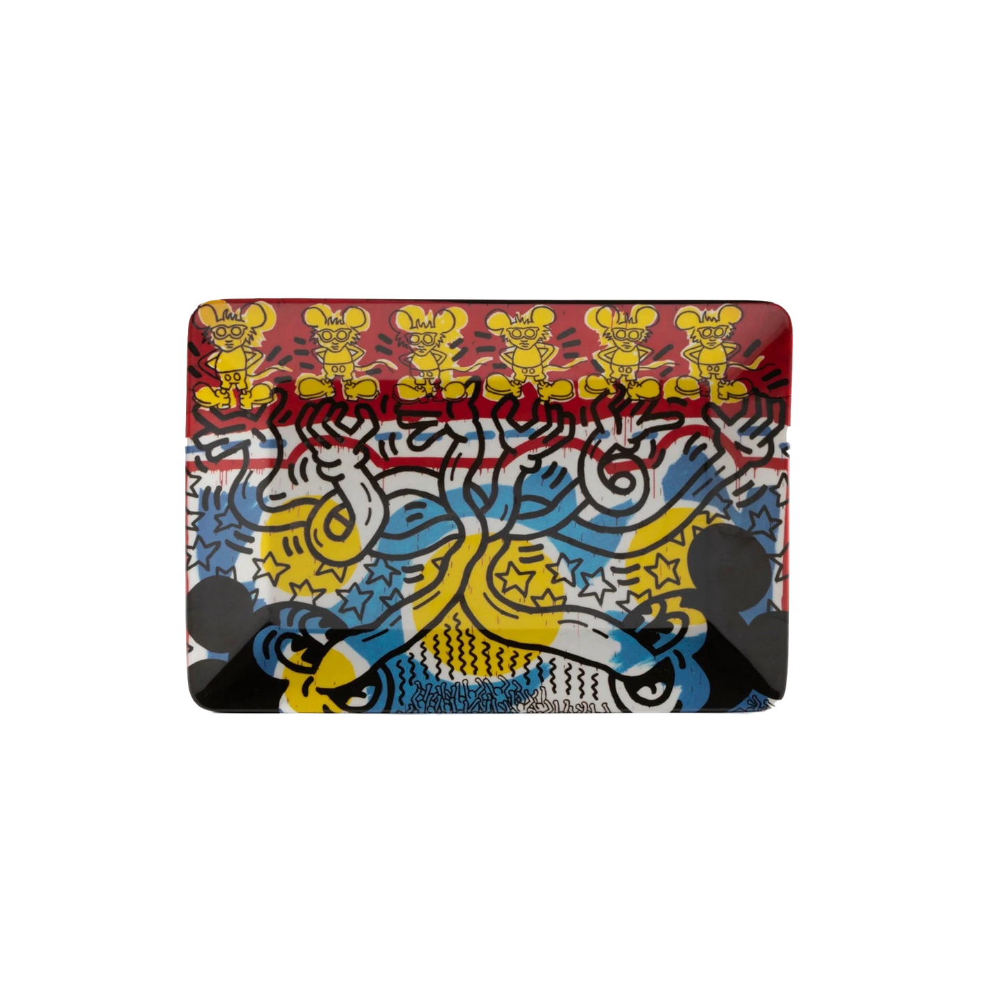 Diamond X Keith Haring X Mickey Mouse Hands key tray multicolor