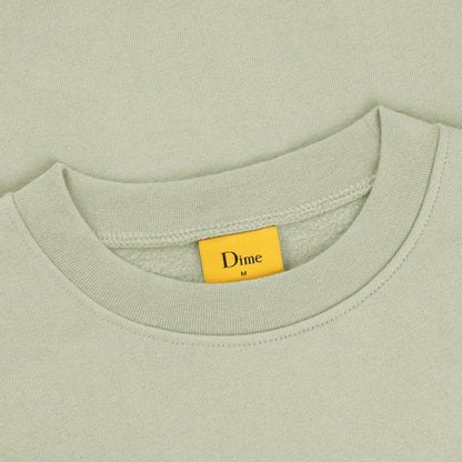 Dime crewneck Classic Logo clay