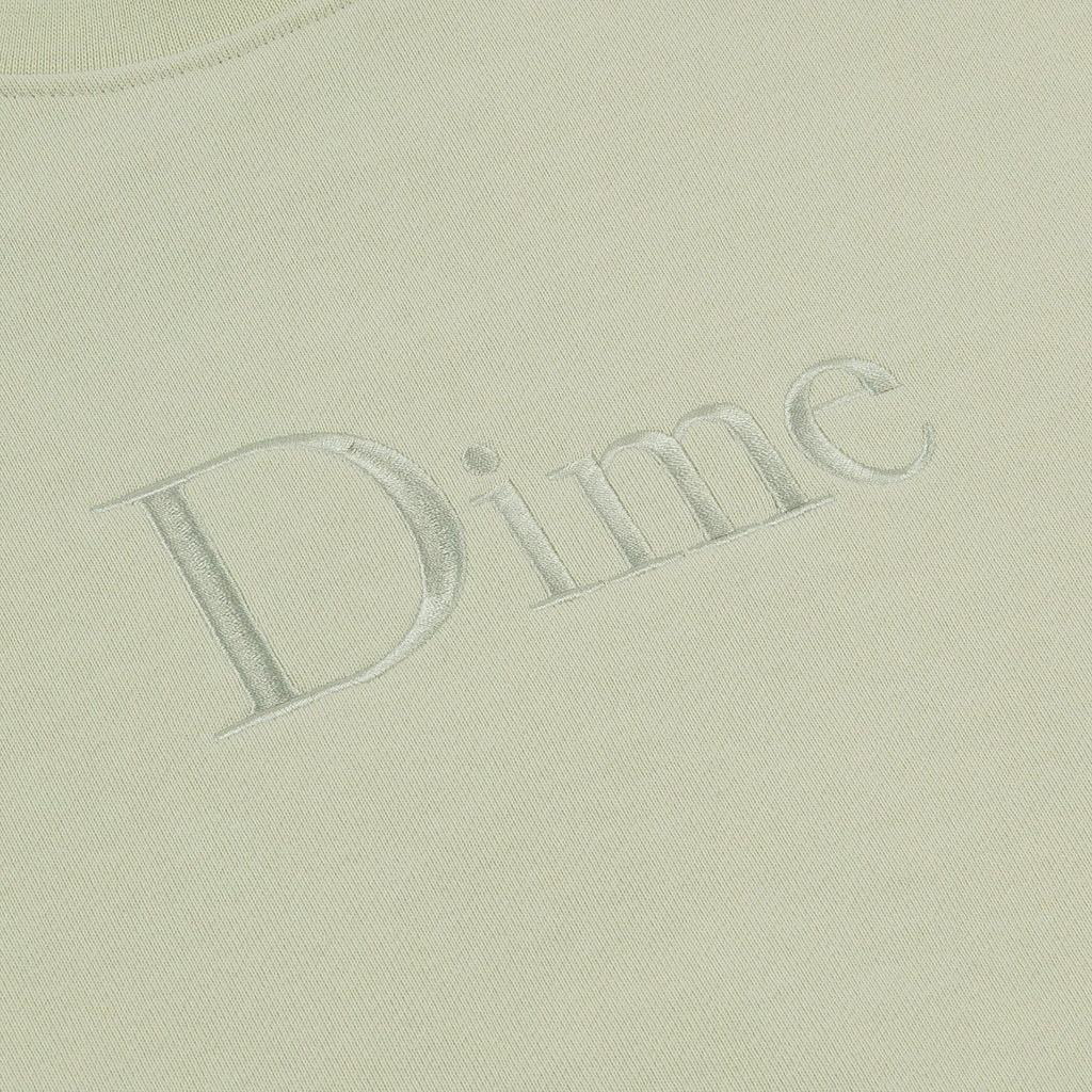 Dime crewneck Classic Logo clay