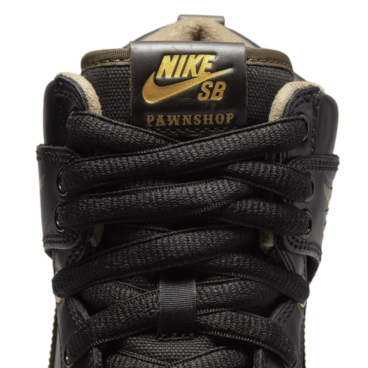 Nike SB Dunk High OG QS Pawnshop Old Soul black black metallic gold