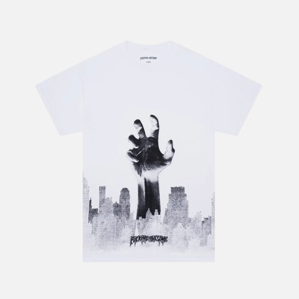 Fucking Awesome tee City white