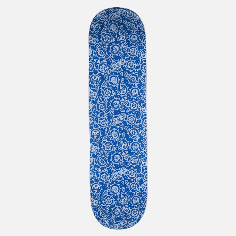 Fucking Awesome deck Flower Face blue white 8.25"