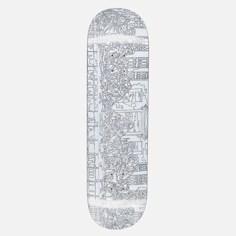 Fucking Awesome deck Gino Iannucci blue white outline 8.25"