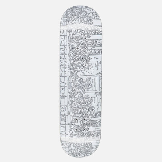 Fucking Awesome deck Gino Iannucci blue white outline 8.25"