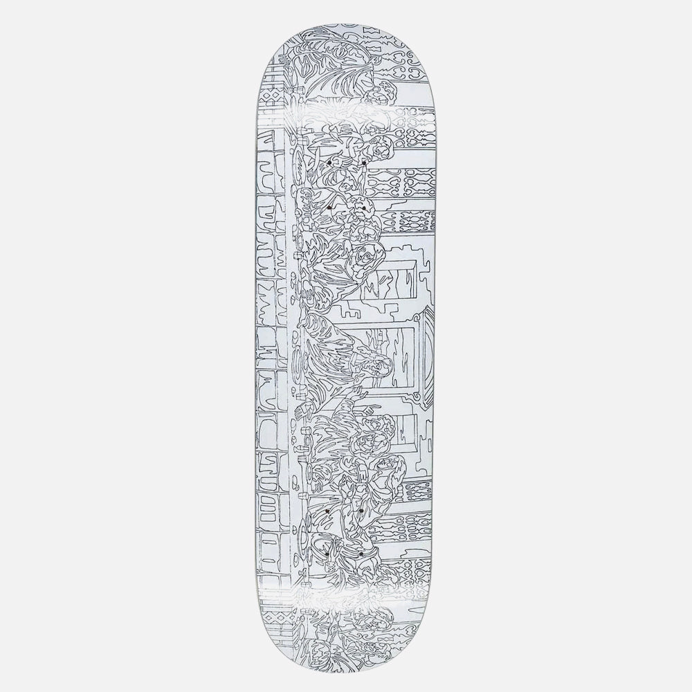 Fucking Awesome deck Gino Iannucci blue white outline 8.25"