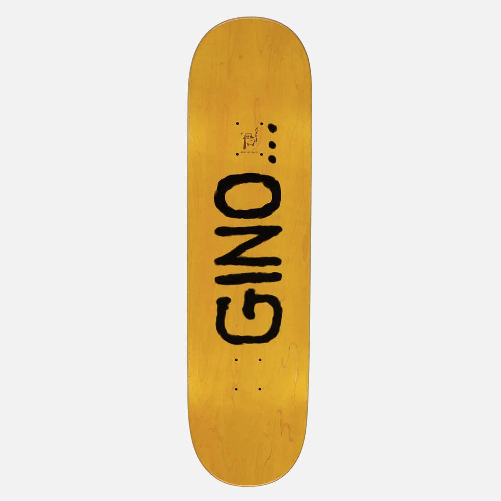 Fucking Awesome deck Gino Iannucci blue white outline 8.25"