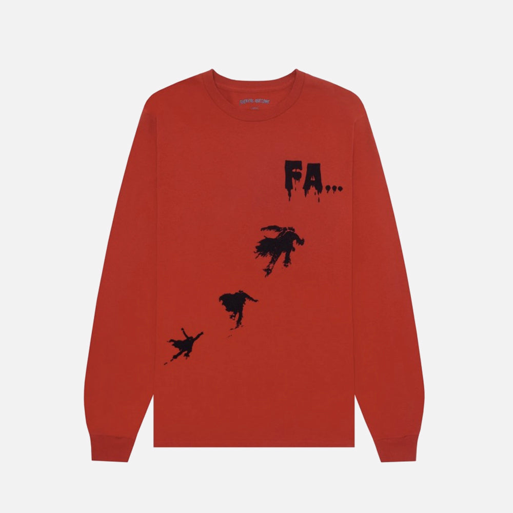 Fucking Awesome tee L/S Runaway scarlet red