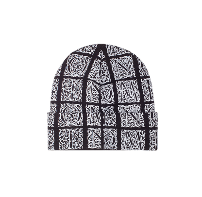 Fucking Awesome beanie Filigree Cuff black