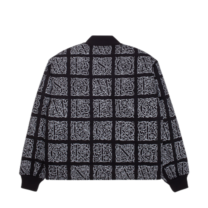 Fucking Awesome jacket Filigree Bomber black