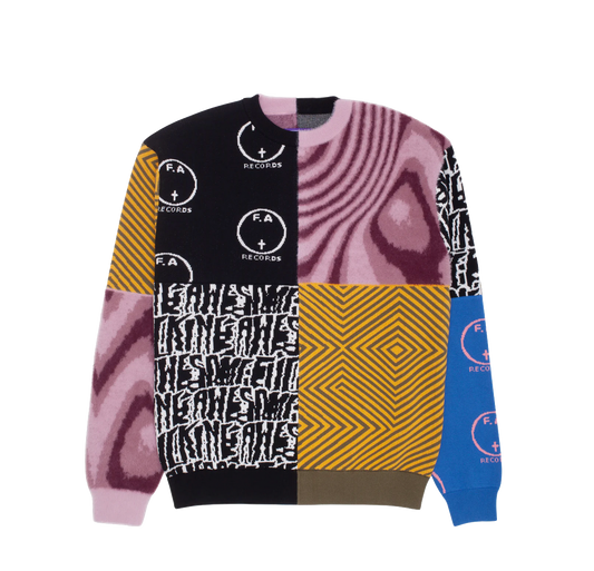 Fucking Awesome sweater Cult Of Personnality AOP multicolor