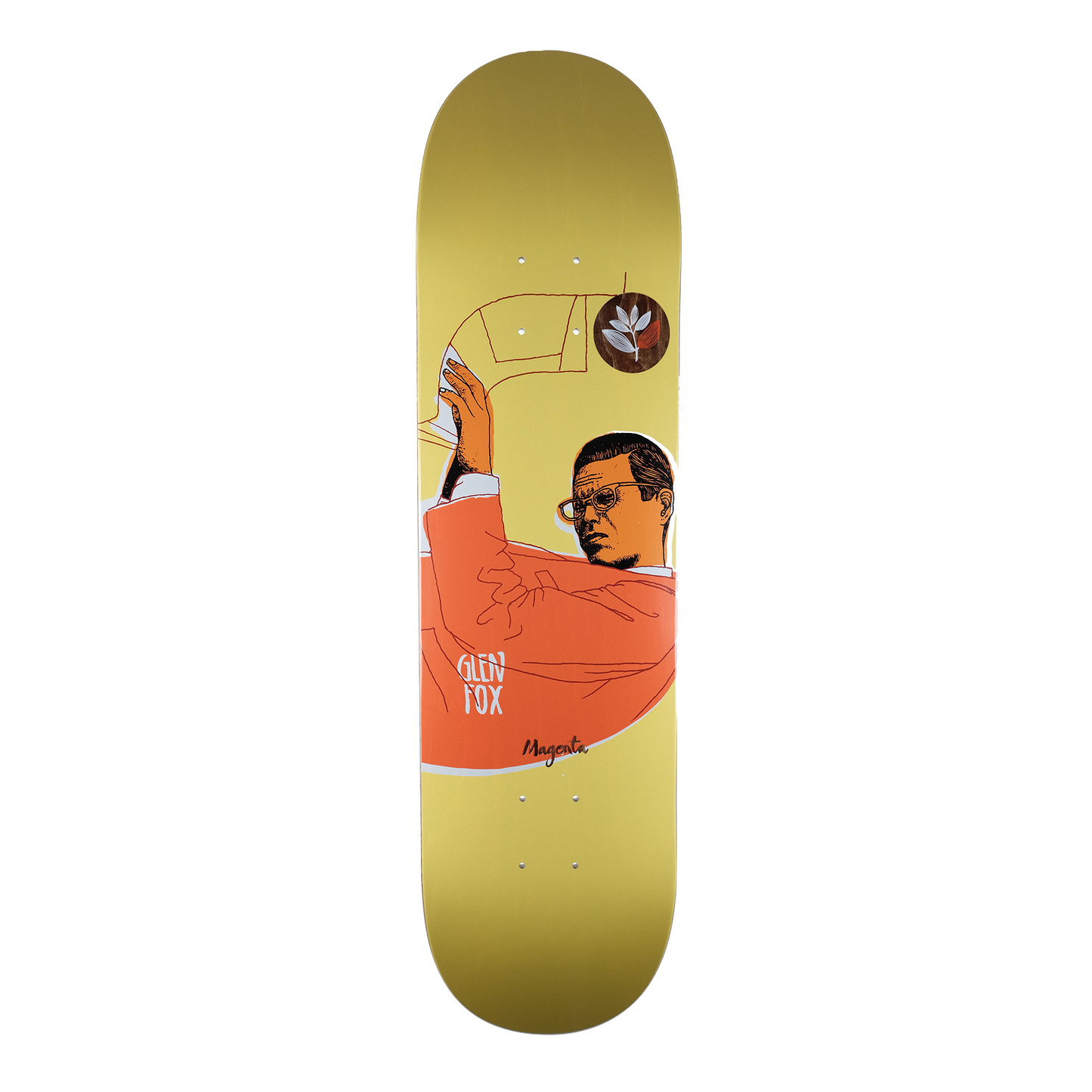 Magenta deck Glen Fox Free Jazz 8.25"