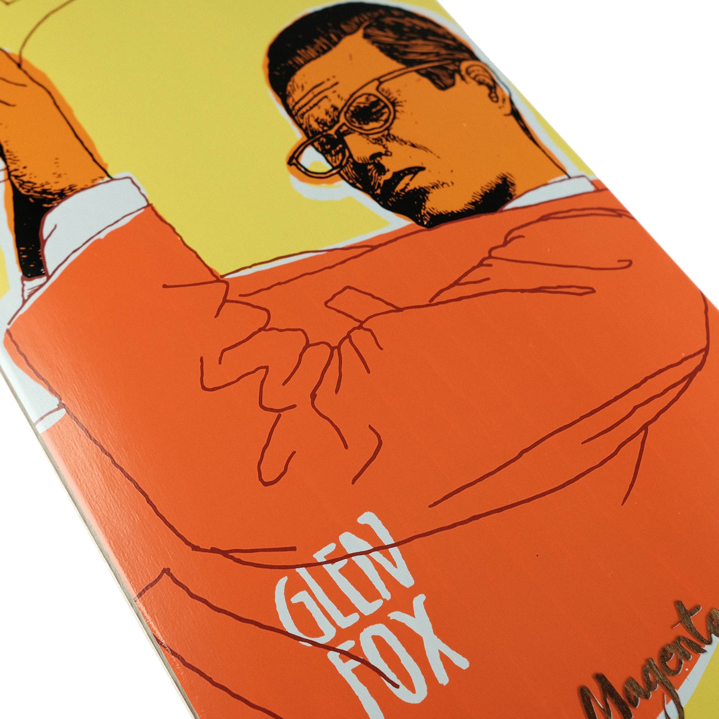Magenta deck Glen Fox Free Jazz 8.25"