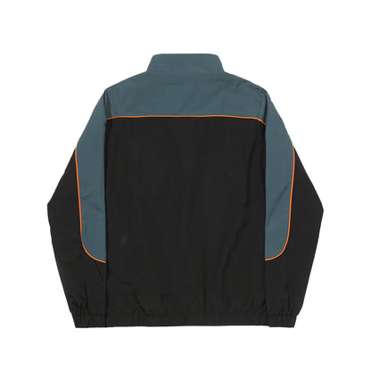 Hélas jacket Lime Quarter Zip black