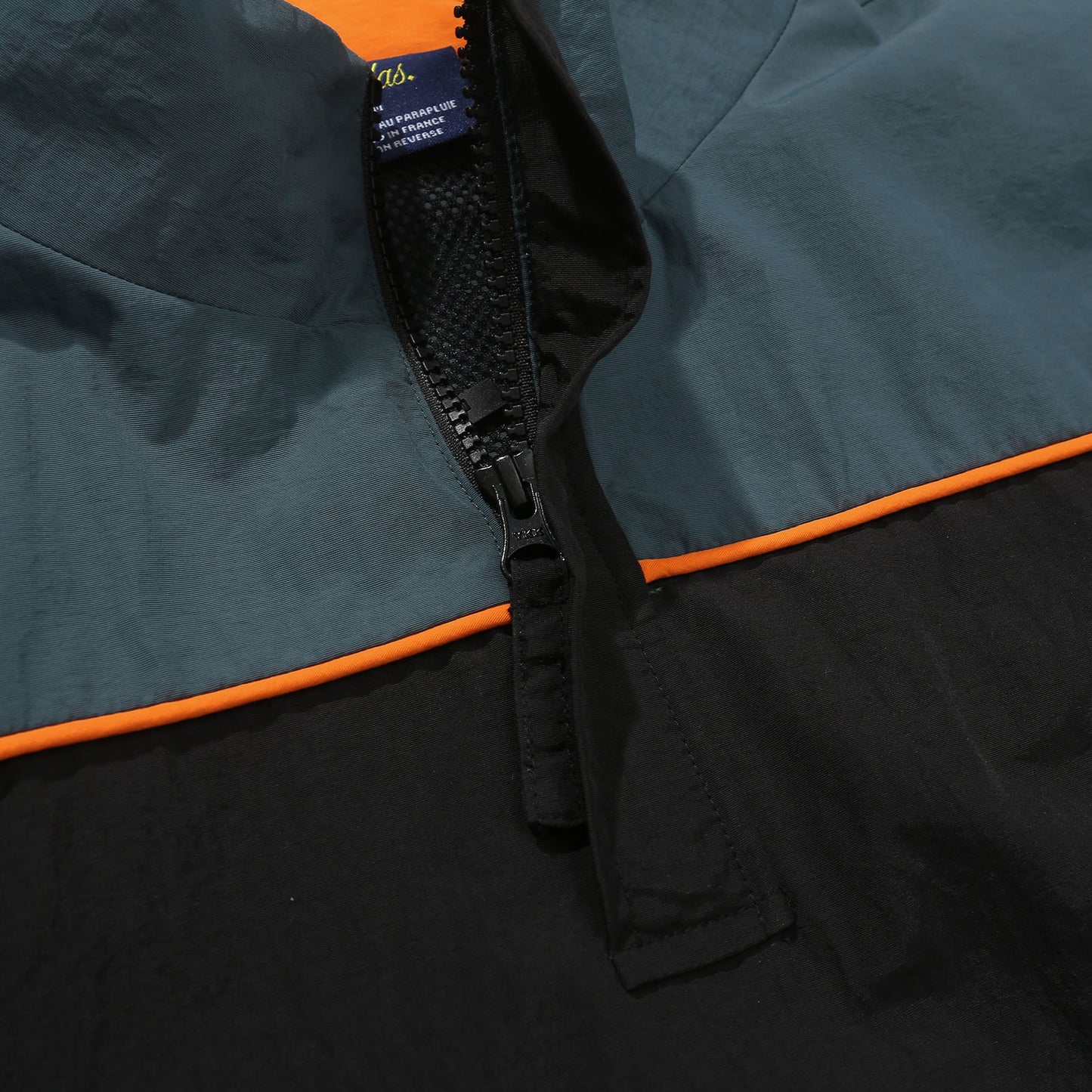 Hélas jacket Lime Quarter Zip black