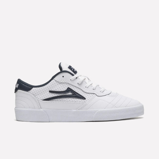 Lakai Cambridge white navy leather