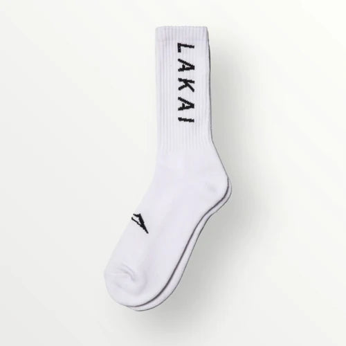 Lakai socks Simple Crew white