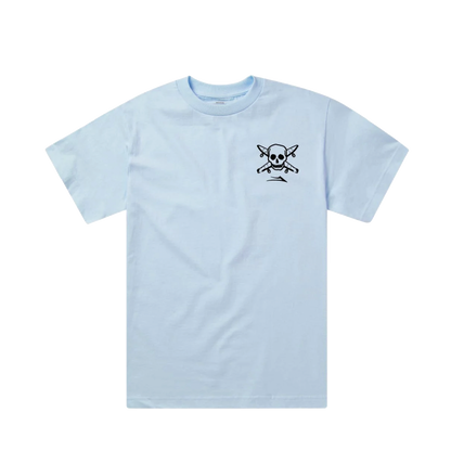 Lakai tee Street Pirate light blue