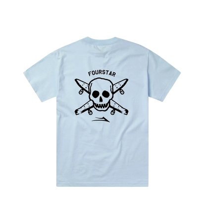Lakai tee Street Pirate light blue
