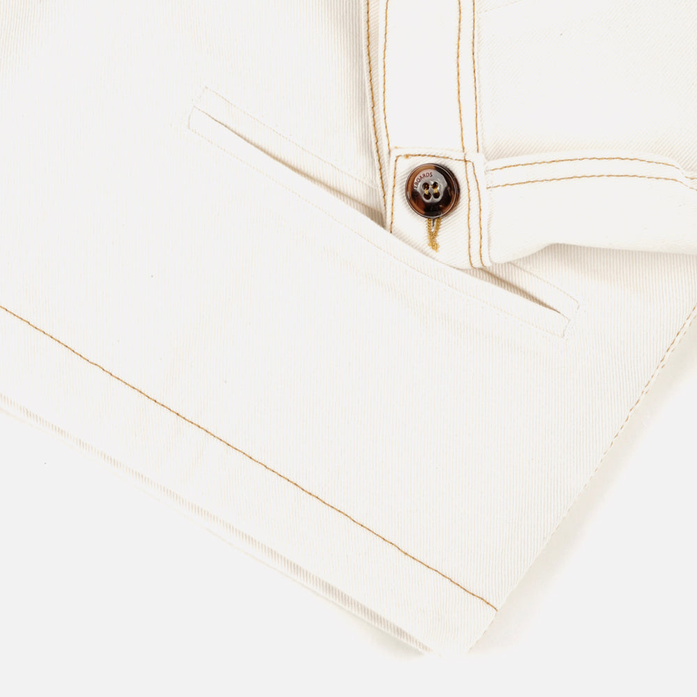 Magenta jacket Atelier white denim