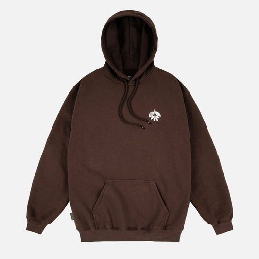 Magenta hoodie Invert Plant chocolate